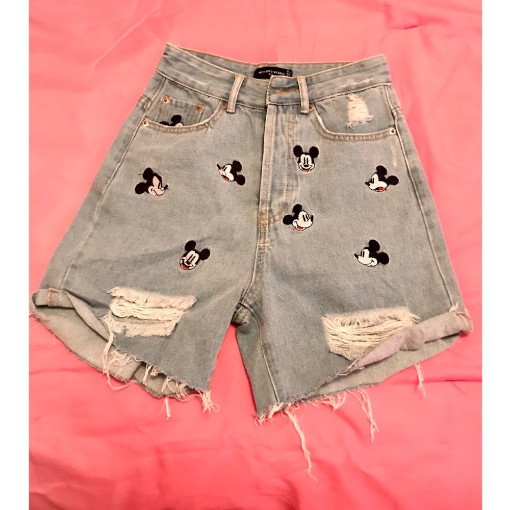 Mickey Mouse jean Shorts